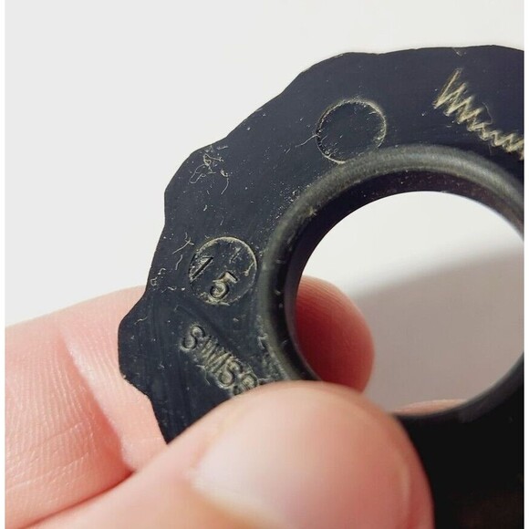 Elna Supermatic Sewing Machine Single Disc Stitch Pattern Cam #15 Vtg Swiss Made - Picture 3 of 4